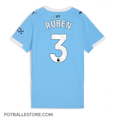 Manchester City Ruben Dias #3 Hjemmedrakt Dame 2025-26 Kortermet Manchester City Ruben Dias #3 Hjemmedrakt Dame 2025-26 Kortermet